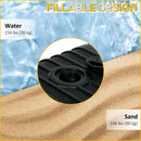 Outsunny Fillable Cantilever Parasol Base for Banana Parasol with Wheels