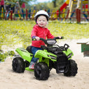 HOMCOM Kids Ride On Car Four Wheeler Quad Bike 6v - Green