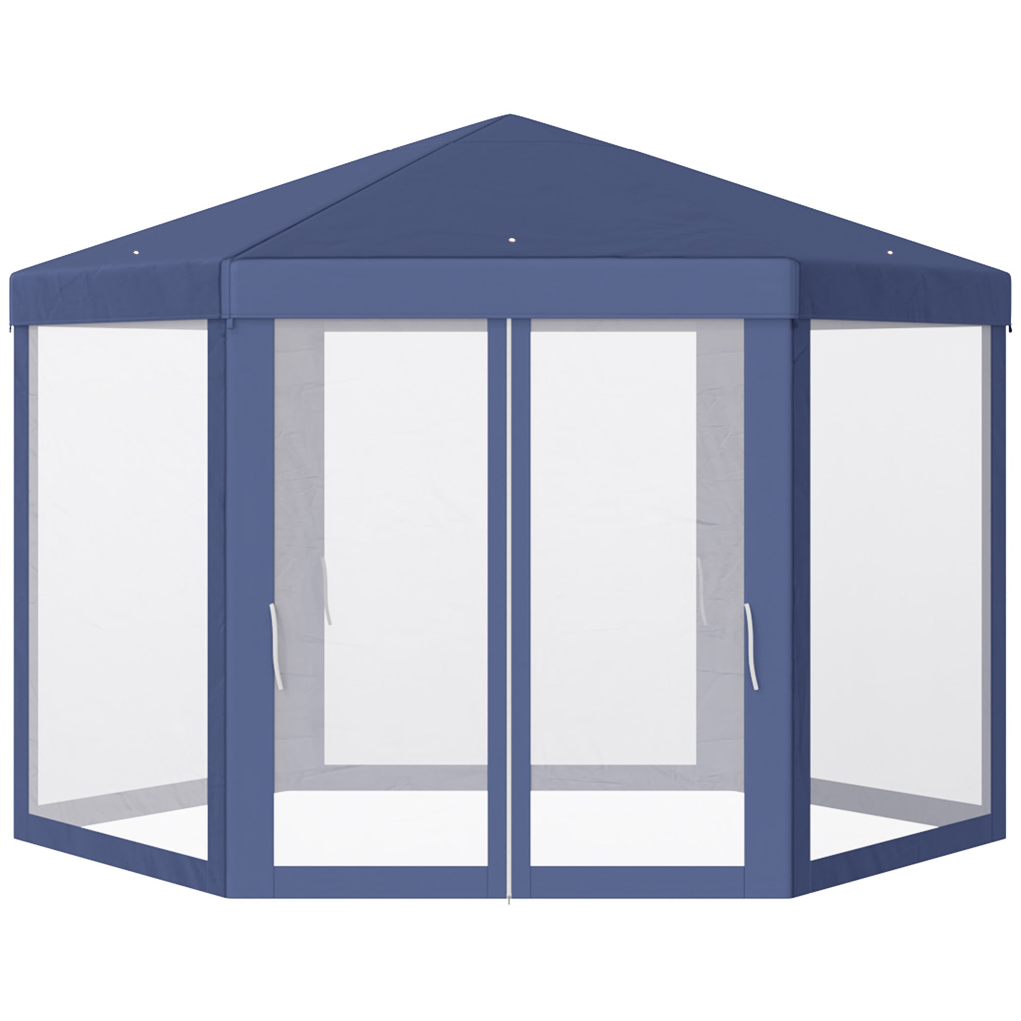Outsunny Garden Hexagonal Gazebo Patio Outdoor Canopy Patio Party Tent