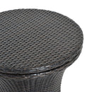 Outsunny Rattan Ice Bucket/Table - Brown