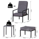 Outsunny Lounge Chair Set -