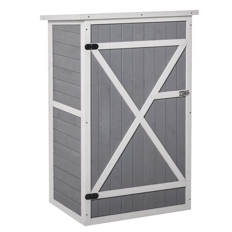 Outsunny Garden Storage Shed - Grey