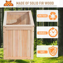 PawHut Fir Wood Hamster Cage Hamster Hutch