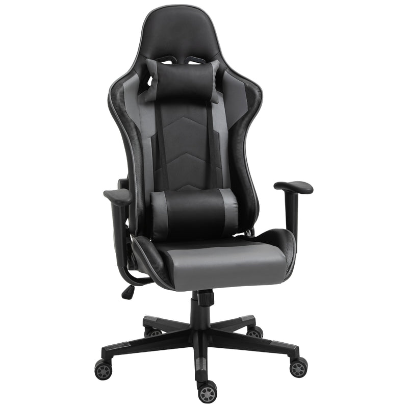Vinsetto High Back Racing Gaming Chair Reclining Computer Chair w/ Head Pillow