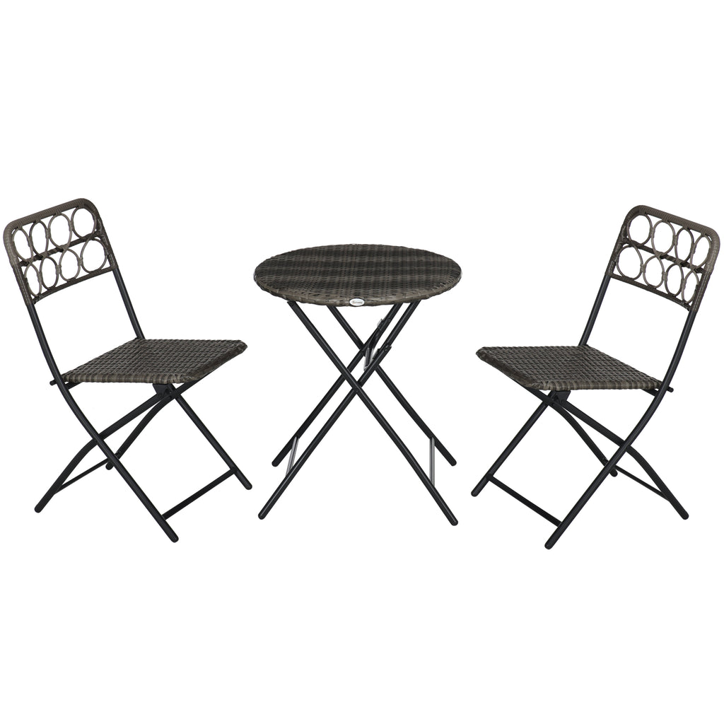 White wicker bistro set deals