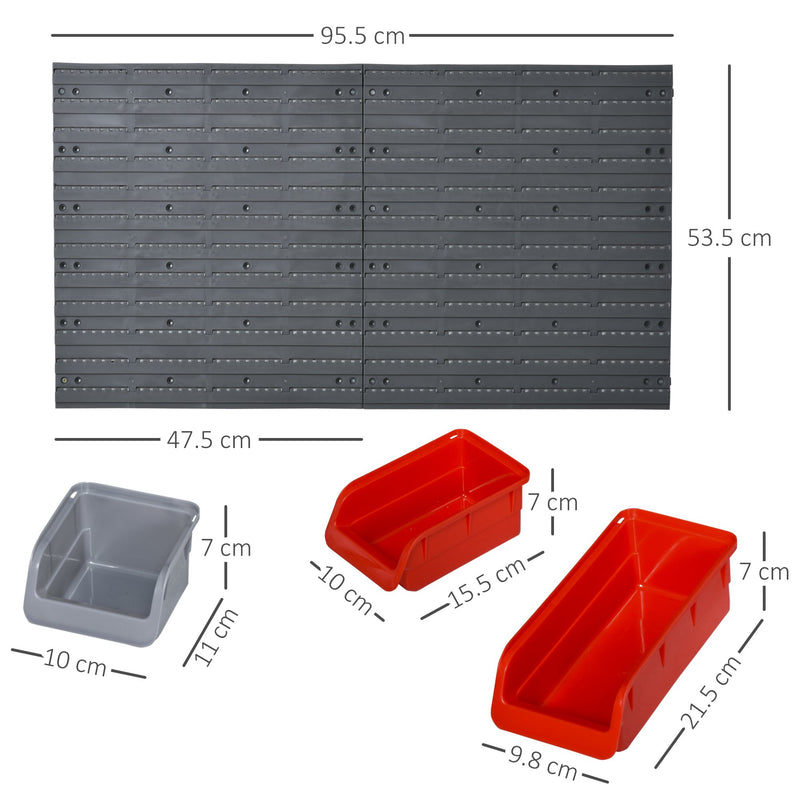 Storage Bins Parts Rack