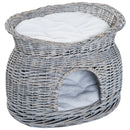 Pawhut Rattan Cat House