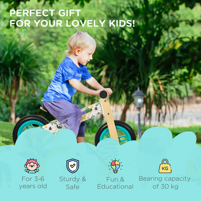 Kids Balance Bike 12inch - White