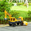 Kids Ride on Excavator Differ - Yellow