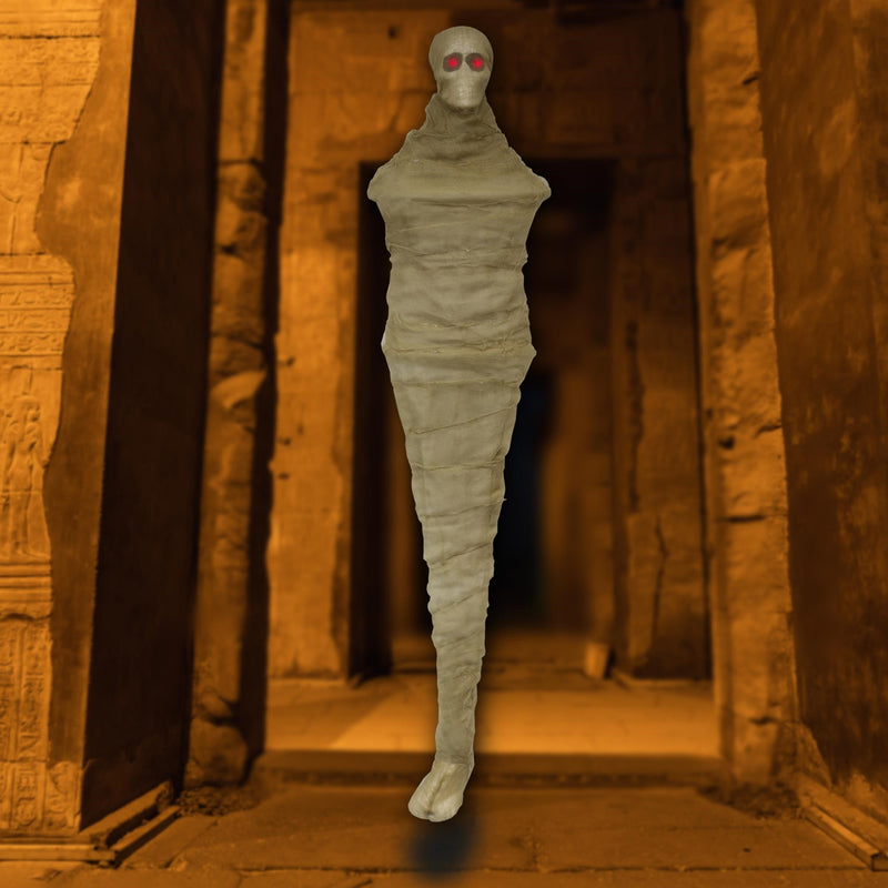 Halloween Hanging Mummy 1.2m with 12 Warm White Lights