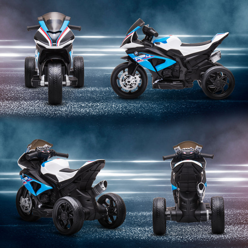 HOMCOM Kids Electric Ride On Motorcycle Bike BMW HP4 12V - Blue
