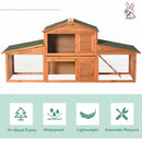 Pawhut Fir Wood Rabbit Hutch