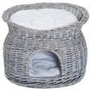 Pawhut Rattan Cat House