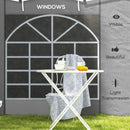 Outsunny 3x3(m) or 3x6m Pop Up Gazebo Side Panels Replacement, 2 Pack, Grey