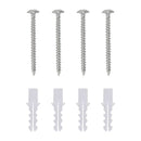 HOMCOM Floating TV Unit, Wall Mounted TV Stand With Open Shelf And 2 Cable Holes, Entertainment Unit For Living Room, Grey