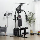 HOMCOM Multifunction Home Gym Machine with 45kg Weights for Full Body Workout