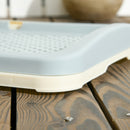 PawHut Dog Toilet Indoor w/ Artificial Grass, Grid Panel, Tray, 46.5 x 34cm