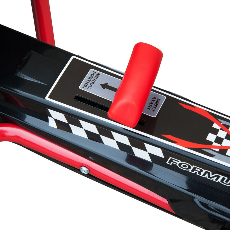 HOMCOM Kids Pedal Go Kart - Red & Black