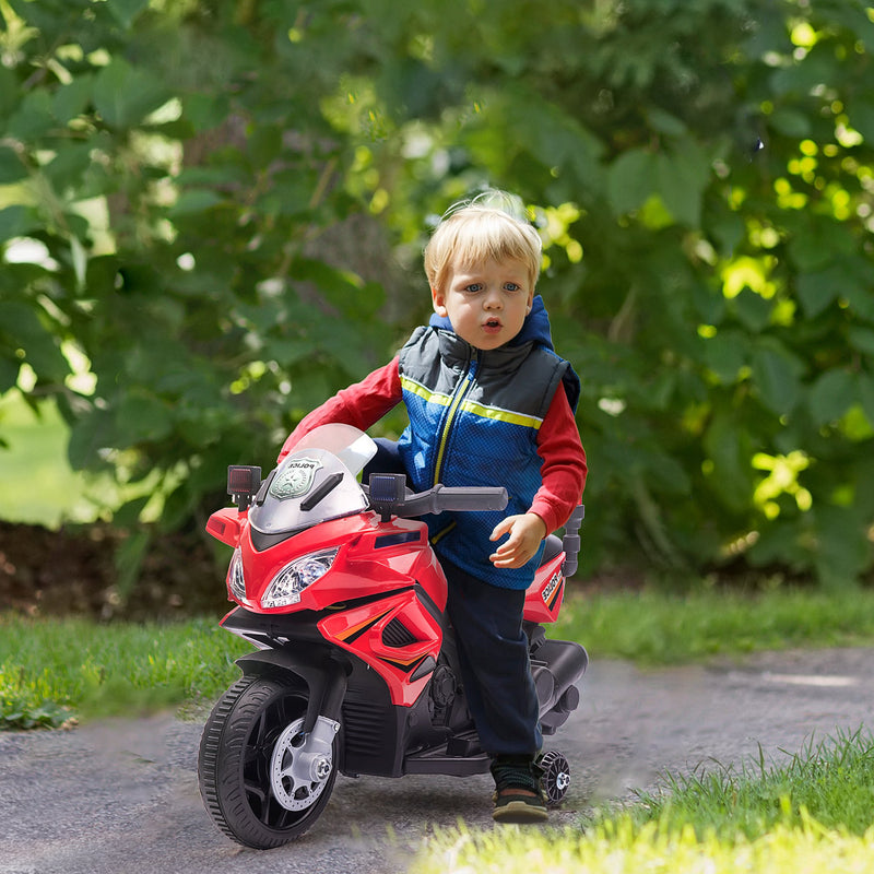 HOMCOM Kids Electric Ride On Motorcycke 6v - Red