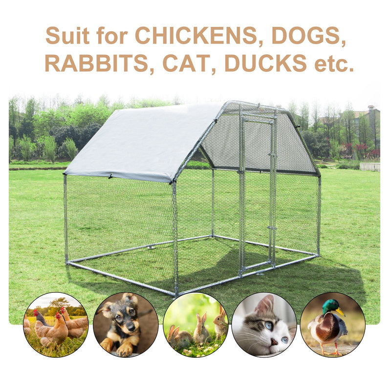 PawHut Walk-In Chicken Coop 280W x 190D x 195H cm