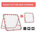 Red Baseball Rebounder Net