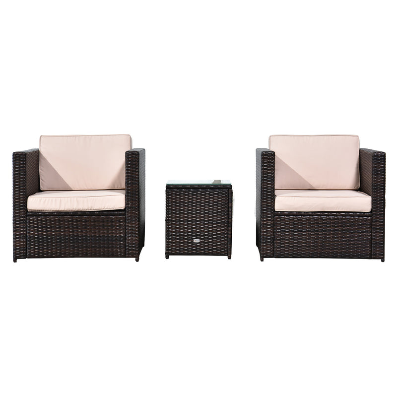 Outsunny-Rattan Bistro Set