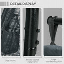 Outsunny Hanging Swing Chair w/ Thick Cushion, Patio Hanging Chair, Dark Grey