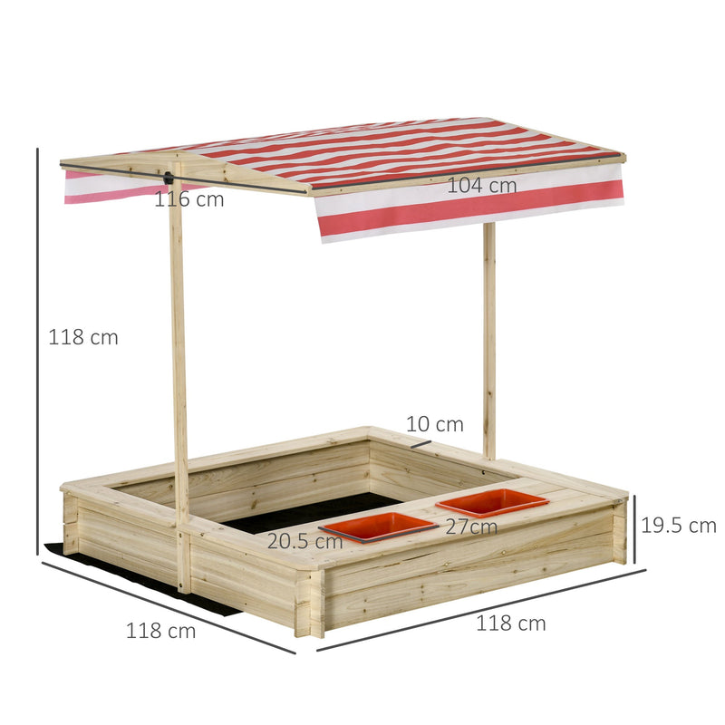 Outsunny Kids Sandbox