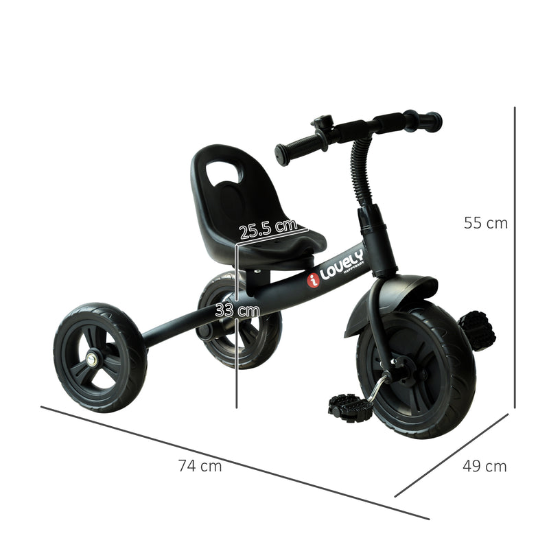 HOMCOM Tricycle - Black