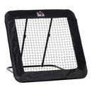 HOMCOM Football Training Net, Target Goal W/ Adjustable Angles - Black