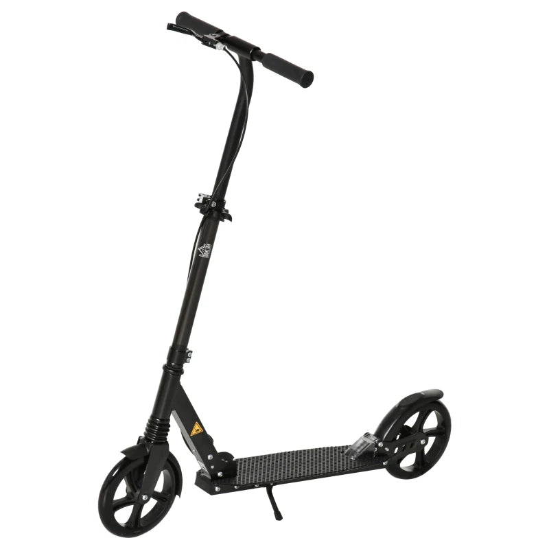 HOMCOM Folding Kick Scooter with Brakes - Black