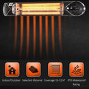 Outsunny 2000W Electric Patio Heater Wall Mounted Heater