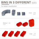 Storage Bins Parts Rack