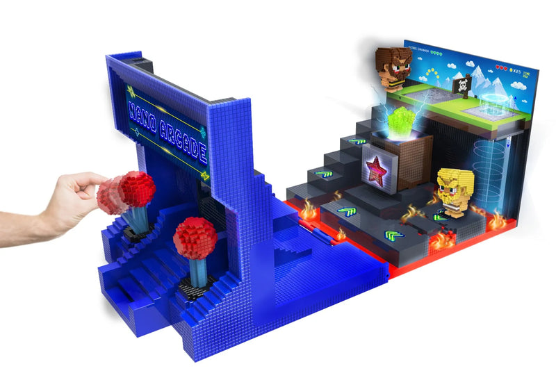 Nanobytes Nano Arcade Transforming Playset