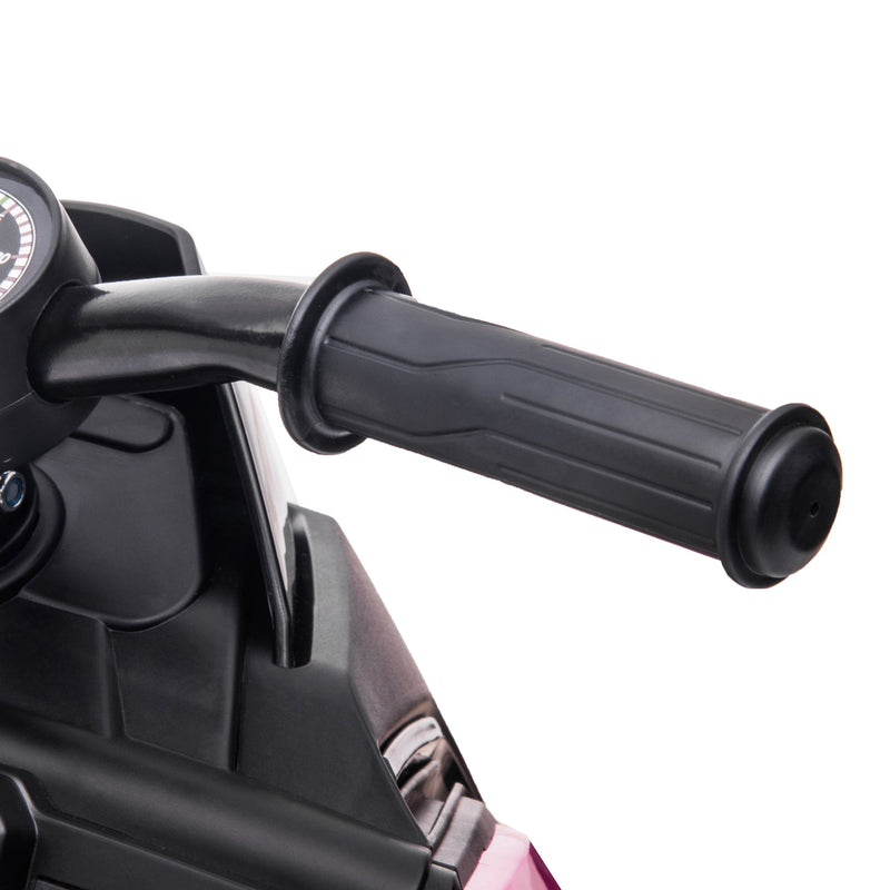 HOMCOM Kids Electric Ride On Motorcycle Bike 6v - Pink
