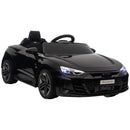 HOMCOM Audi RS e-tron GT Licensed 12V Kids Electric Ride on W/ Remote, Black