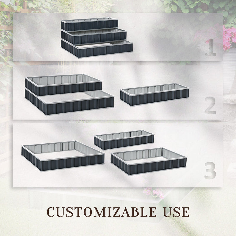 Outsunny 3 Tier Raised Garden Bed