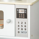 Kids Kitchen Play Cooking Toy Set w/ Pots, Cooking Bench for 3-6 Years Old