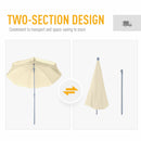 Outsunny Beach Umbrella