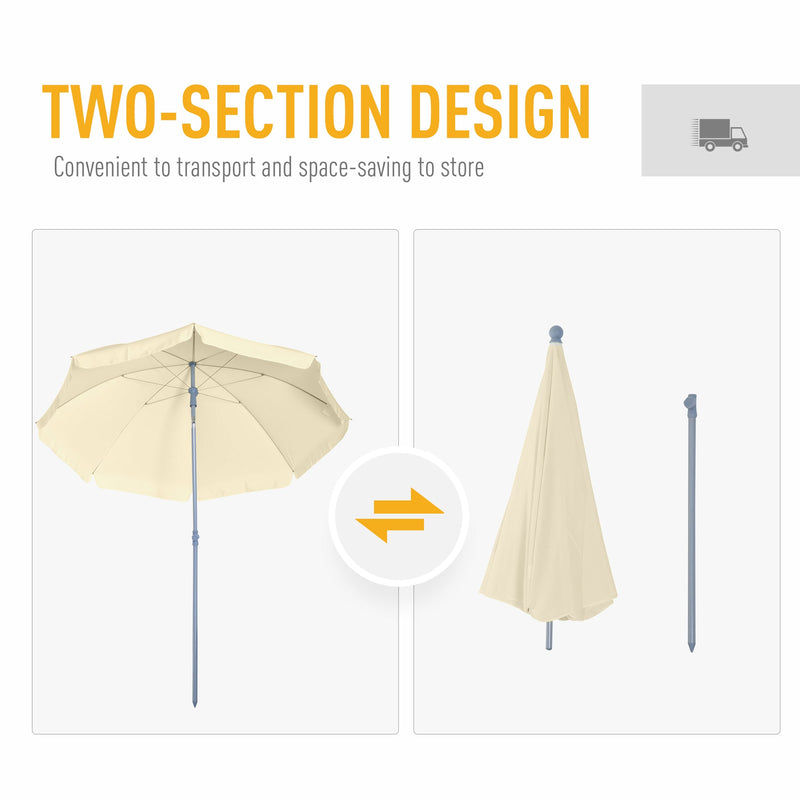 Outsunny Beach Umbrella