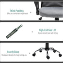 Linen Look Mesh Office Chair