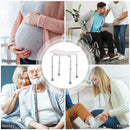 HOMCOM Shower Stool White