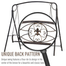 Outsunny  Swing Bench - Antique Bronze