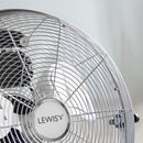 Lewis's 16 Inch Floor Fan Stainless Steel