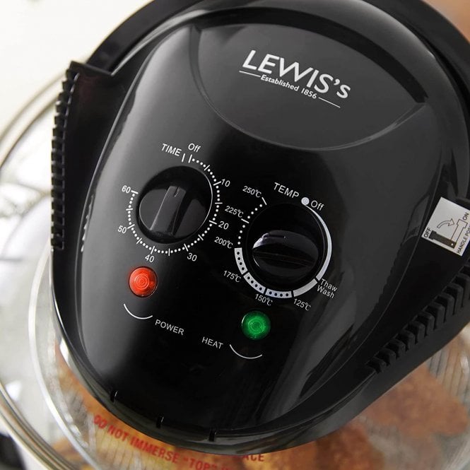 Lewis s Halogen Air Fryer 17 Litre Black