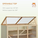 PawHut Hamster Cage -Natural Wood