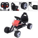 Kids Pedal Go Kart - Red & Black