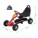 Kids Ride on Pedal Go Kart - Red