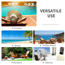 Outsunny Rattan Bistro Set - Grey