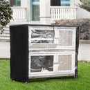 Pawhut Two Tier Rabbit Hutch